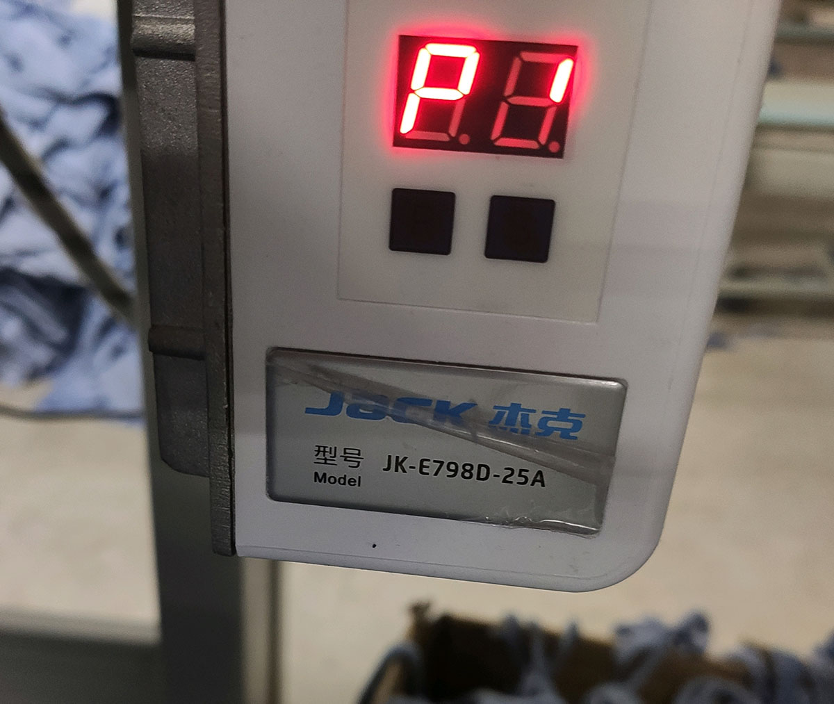 杰克JACK,JK-E798D-25A怎么調(diào)速度？